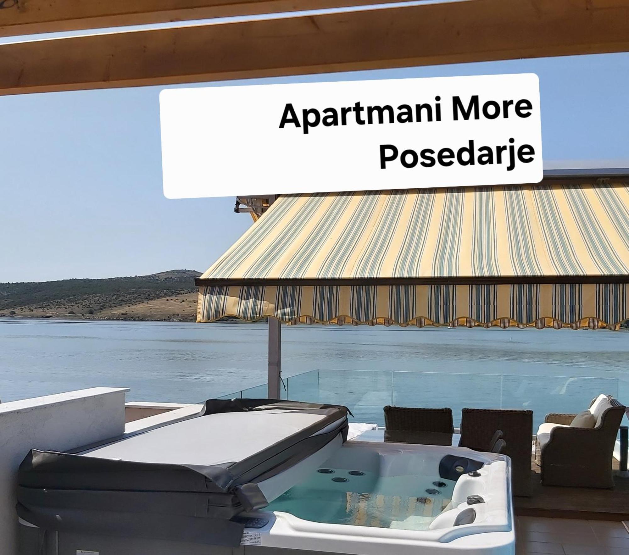 Luxury Apartment By The Sea With Private Whirlpool And Terrace 50M2 Posedarje Εξωτερικό φωτογραφία