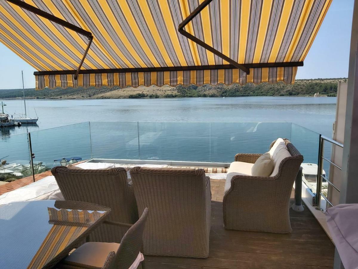 Luxury Apartment By The Sea With Private Whirlpool And Terrace 50M2 Posedarje Εξωτερικό φωτογραφία